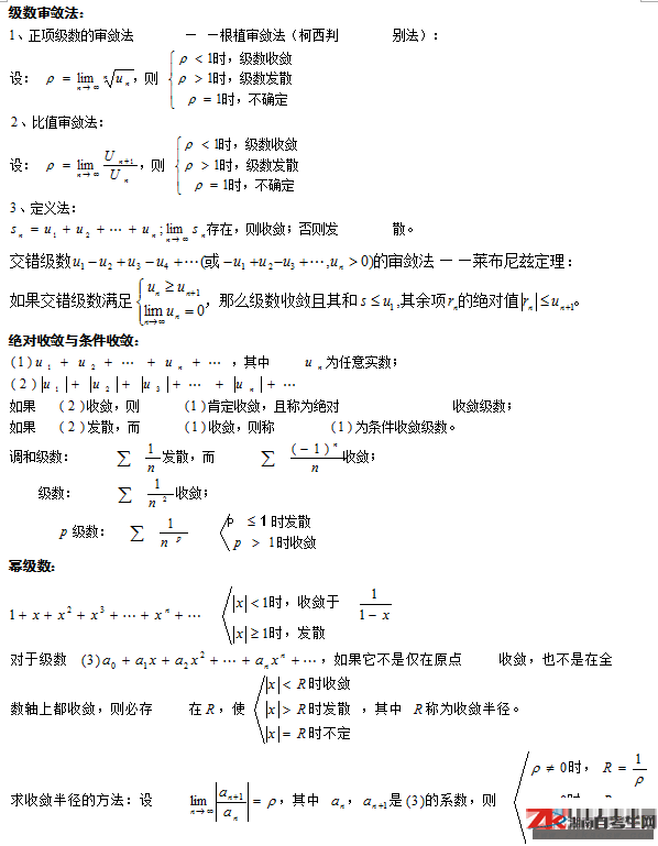 2019年成人高考專升本高數(shù)考點(diǎn)精選(1)